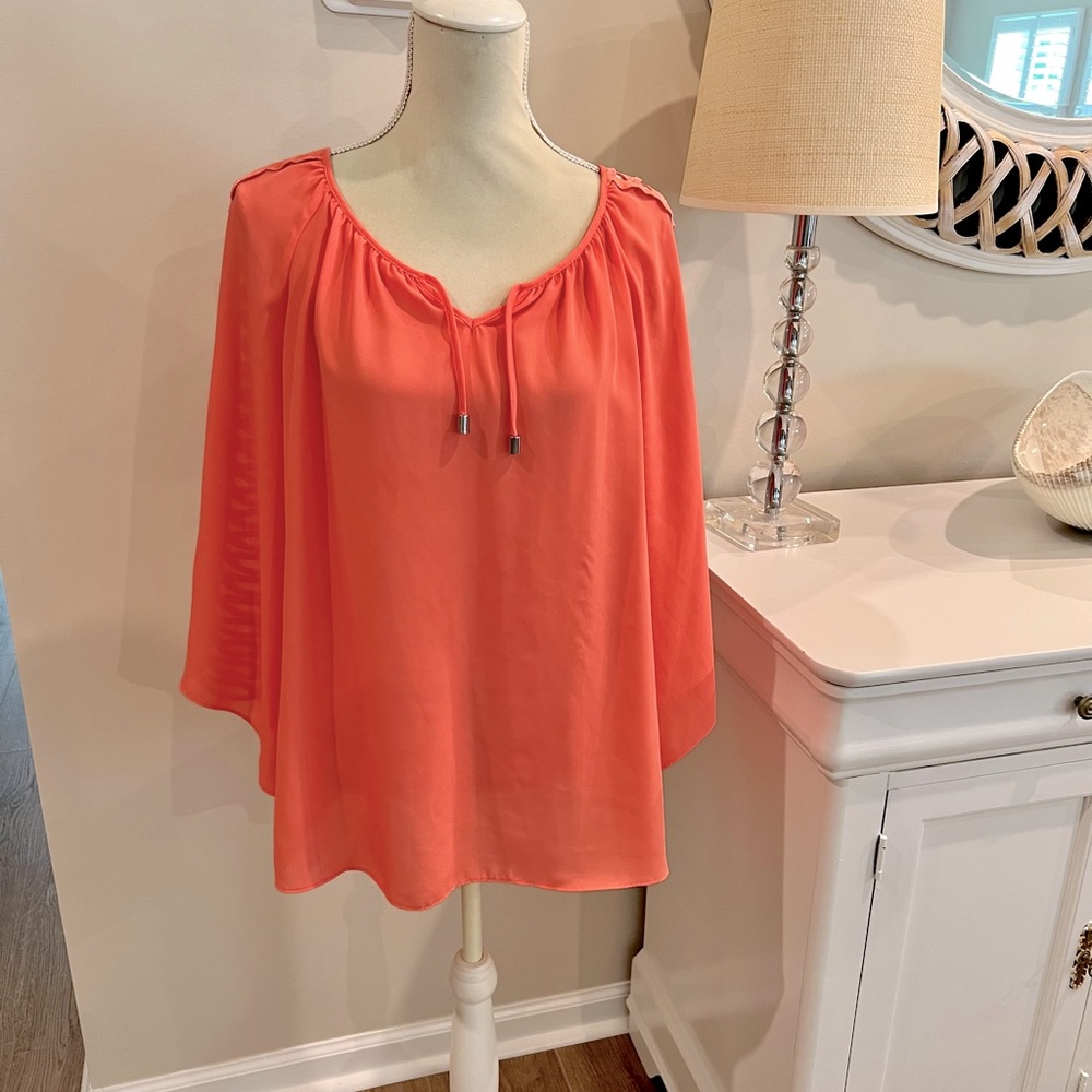 Coral Tunic Blouse